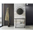 Horloge Murale Ronde Diamètre 60 cm Fer Moderne - Beatrix Viadurini