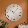 Horloge Murale Ronde en Cristal Miroir Made in Italy - Gear