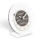Horloge de table ronde en méthacrylate transparent fabriquée en Italie - Strange Viadurini