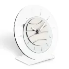 Horloge de table ronde en méthacrylate transparent fabriquée en Italie - Strange Viadurini