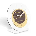 Horloge de table ronde en méthacrylate transparent fabriquée en Italie - Strange Viadurini