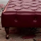 Banc classique avec pieds en bois de hêtre fabriqué en Italie - Spassoso Viadurini