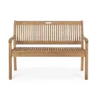 Banc de jardin design en bois d'acacia pour extérieur 2 ou 3 places - Roxen Viadurini