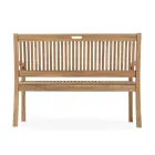 Banc de jardin design en bois d'acacia pour extérieur 2 ou 3 places - Roxen Viadurini