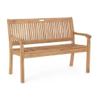 Banc de jardin design en bois d'acacia pour extérieur 2 ou 3 places - Roxen Viadurini