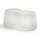 Banc d'extérieur ondulé en polyéthylène fabriqué en Italie - Brenda Viadurini