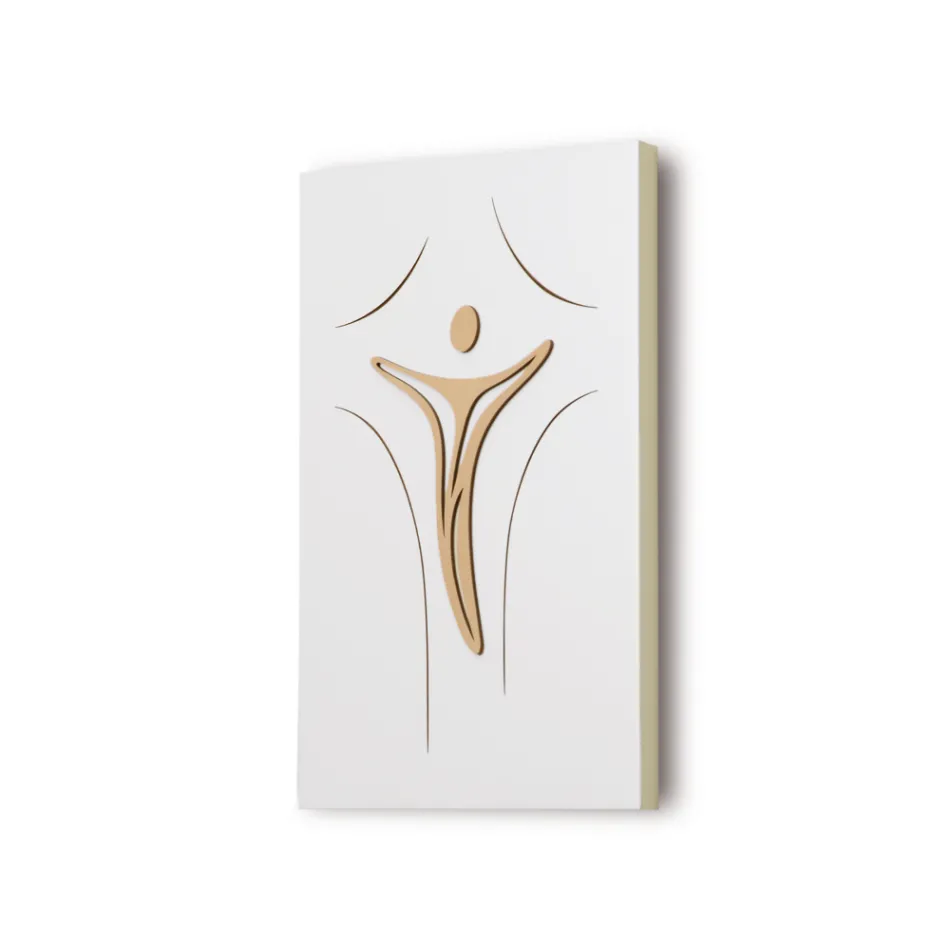 Panneau représentant Jésus gravé au laser Made in Italy - Bice Viadurini