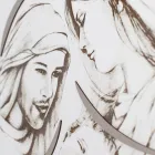 Panneau avec la famille gravée au laser Made in Italy - Micky Viadurini