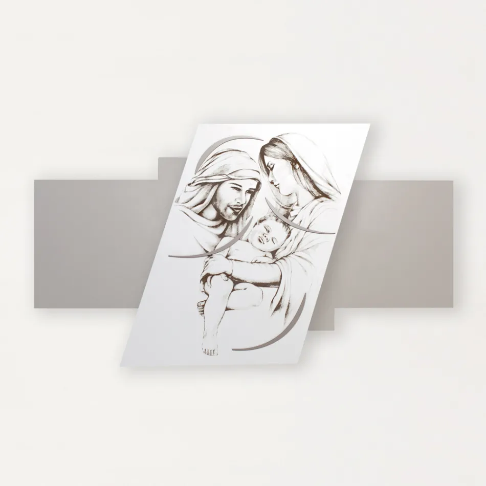 Panneau avec la famille gravée au laser Made in Italy - Micky Viadurini