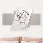 Panneau avec la famille gravée au laser Made in Italy - Micky Viadurini