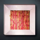 Panneau Décoratif en Métal et Bambou Artificiel Fabriqué en Italie - Bambou Viadurini