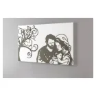 Panneau gravé au laser représentant la vie Made in Italy - Aika Viadurini