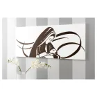 Panneau réalisé avec gravure au laser représentant la mère Made in Italy - Chiyo Viadurini