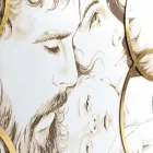 Panneau réalisé au laser de la Sagrada Familia Made in Italy - Elisa Viadurini