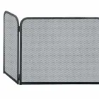 Pare-étincelles à 3 portes en métal Made in Italy - Chat Viadurini