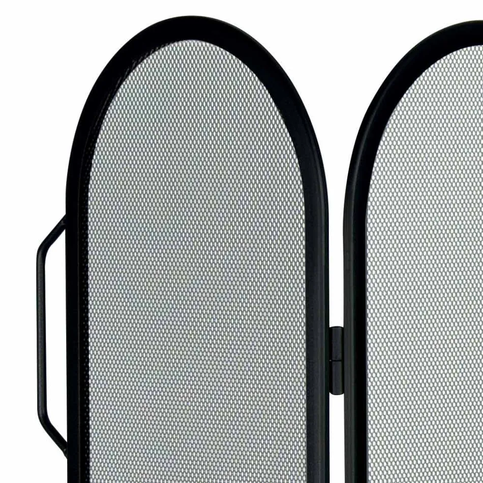 Pare-étincelles avec 6 portes en métal fabriqué en Italie - Cheval Viadurini