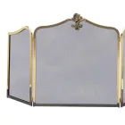 Pare-étincelles avec maille en acier noir de différentes tailles fabriqué en Italie - Rana Viadurini