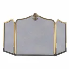 Pare-étincelles avec maille en acier noir de différentes tailles fabriqué en Italie - Rana Viadurini