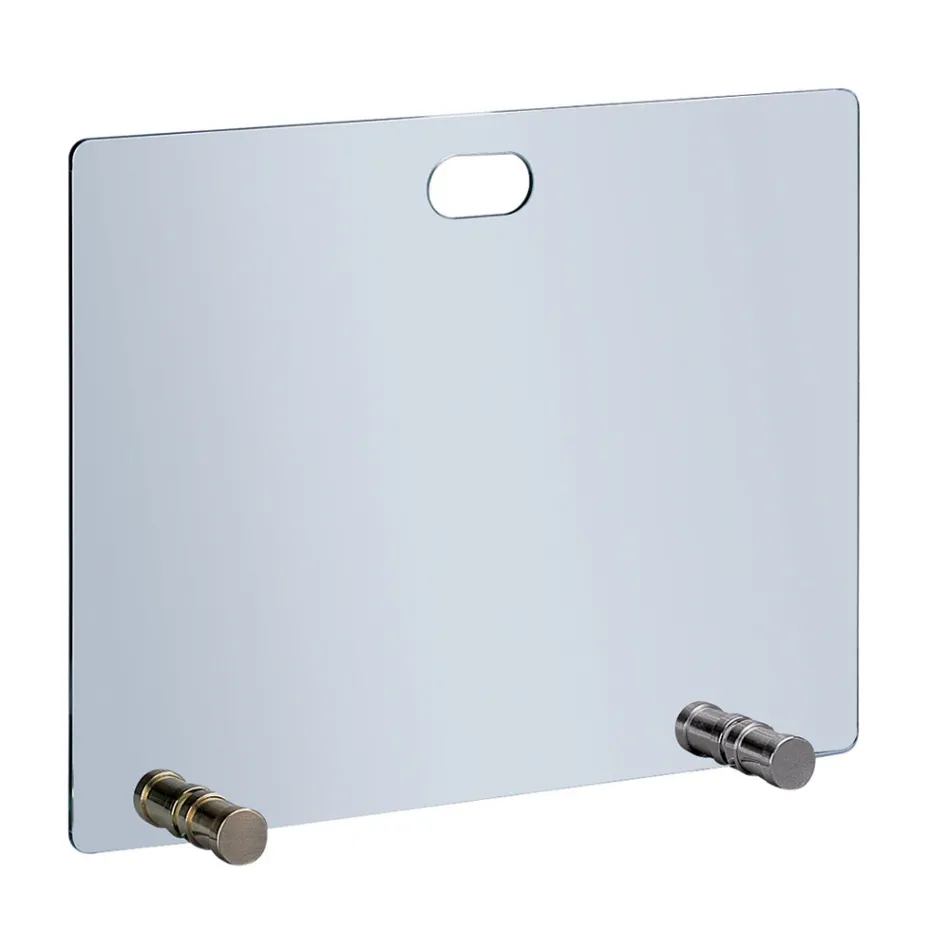 Pare-étincelles en cristal trempé et 4 pieds fabriqués en Italie - Delfino Viadurini