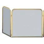 Pare-étincelles en laiton et maille noire en différentes tailles fabriqué en Italie - Iguana Viadurini