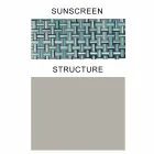 Parasol en tissu avec structure en aluminium - Crème solaire Emma par Varaschin Viadurini