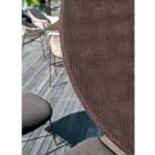 Parasol en tissu avec structure en aluminium - Crème solaire Emma par Varaschin Viadurini