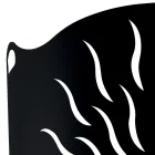 Protection de Poêle Courbée avec 2 Portes en Métal Fabriquée en Italie - Canard Viadurini