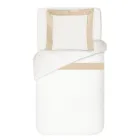 Parure de lit 100 % coton et 10 % satin de coton avec 1 taie d'oreiller - Détail Viadurini