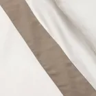 Parure de lit 100 % coton et 10 % satin de coton avec 2 taies d'oreiller - Détail Viadurini