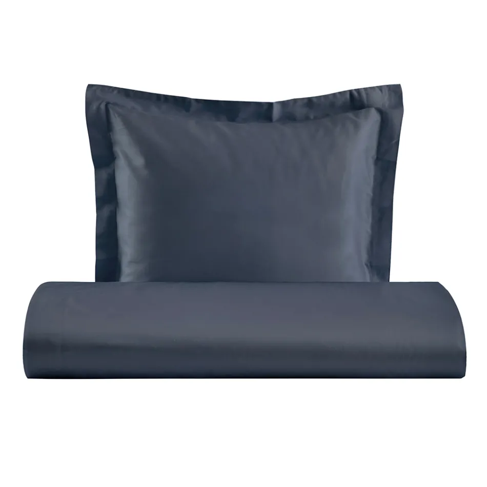 Parure de lit 100 % satin de coton avec 1 taie d'oreiller fabriquée en Italie - Fluffy Viadurini