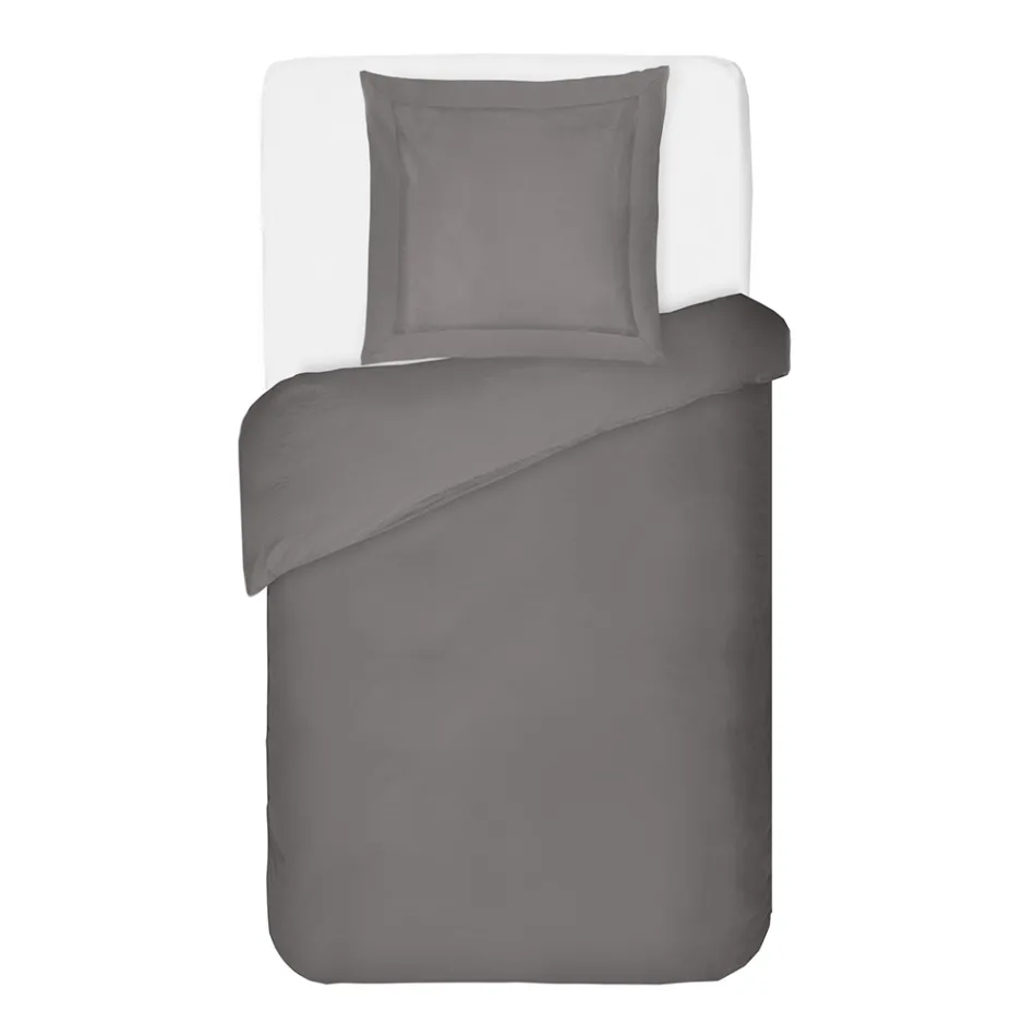 Parure de lit 100 % satin de coton avec 1 taie d'oreiller fabriquée en Italie - Fluffy Viadurini