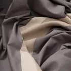 Parure de lit 90% coton et 10% lin avec 1 taie d'oreiller Fabriquée en Italie - Nestlé Viadurini