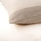 Parure de lit 90% coton et 10% lin avec 1 taie d'oreiller Fabriquée en Italie - Nestlé Viadurini