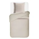 Parure de lit 90% coton et 10% lin avec 1 taie d'oreiller Fabriquée en Italie - Nestlé Viadurini
