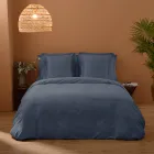 Parure de lit double en satin 100 % coton fabriqué en Italie - Fluffy Viadurini