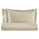 Parure de lit double en satin 100 % coton fabriqué en Italie - Fluffy Viadurini