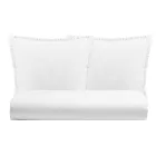 Parure de lit double en pur coton teint en pièce avec 2 taies d'oreiller - Délicatesse Viadurini