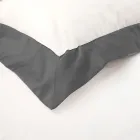 Parure de lit 1 place et demie 100% coton et 10% satin de coton - Détail Viadurini