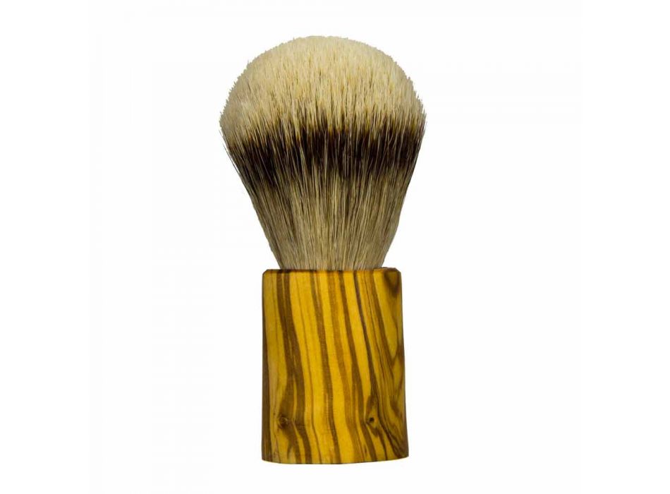 Brosse à raser en poils de blaireau fabriquée à la main en Italie - Euforia Viadurini