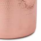 Pot haut en cuivre étamé à la main avec poignées et couvercle 20 cm - Mariarita Viadurini