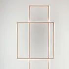 Lampadaire LED Design en Métal Peint Or ou Argent - Formal Viadurini