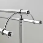 Porte-serviettes de salle de bain vintage en laiton fabriqué en Italie - Aristide Viadurini