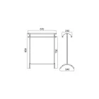 Porte-serviettes de bain vintage en laiton fabriqué en Italie - Aristide Viadurini