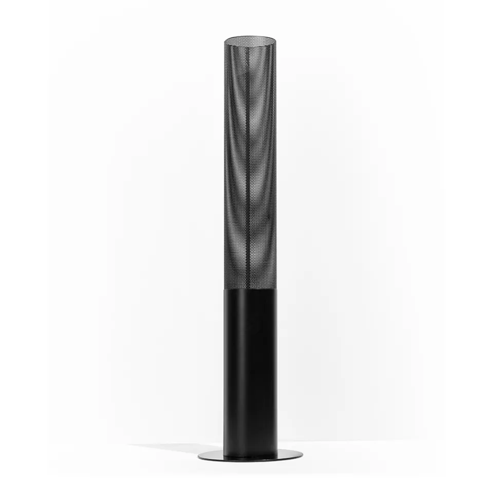 Lampadaire avec diffuseur en métal perforé Made in Italy - Come Viadurini