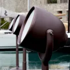 Lampadaire d'extérieur Poleasy Design, 2 couleurs - Hollywood par Myyour Viadurini