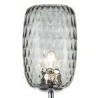 Lampadaire en verre opaque ou transparent, fabriqué en Italie - Sibilla Viadurini