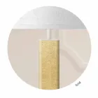 Lampadaire design moderne en métal avec abat-jour en tissu Made in Italy - Jump Viadurini