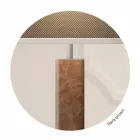 Lampadaire design moderne en métal avec abat-jour en tissu Made in Italy - Jump Viadurini