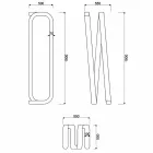 Lampadaire de design moderne fabriqué en Italie, Sirolo Viadurini