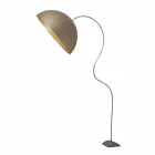 Lampadaire moderne H210cm In-es.artdesign Nébulite colorée Half Moon Viadurini